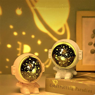Galaxy Star Projector Starry Sky Night Light Astronaut Lamp Room Decor Gift Child Kids Baby Christmas Spaceman Projection - ViralVault