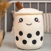 Unique Soft Teddy Plush Boba Milk Tea Plushie Toy Stuffed Fruit Shape Taste Milk Tea Hug Pillow Balls Boba Tea Cup Cushion Kids - ViralVault