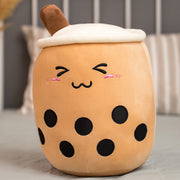 Unique Soft Teddy Plush Boba Milk Tea Plushie Toy Stuffed Fruit Shape Taste Milk Tea Hug Pillow Balls Boba Tea Cup Cushion Kids - ViralVault