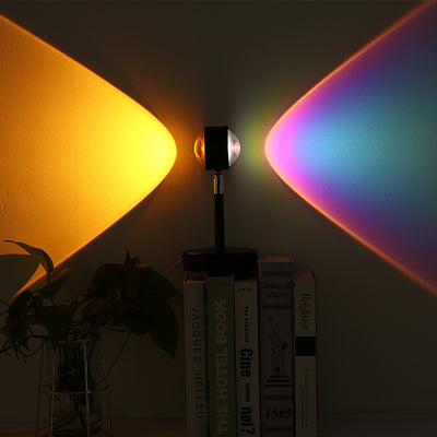 USB Dual-head Sunset Rainbow Projection Lamp Bedroom! (More information in description) - ViralVault