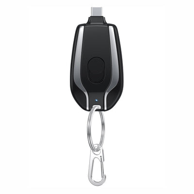 1500mAh Mini Power Emergency Pod Keychain Charger With Type-C Ultra-Compact Mini Battery Pack Fast Charging Backup Power Bank - ViralVault