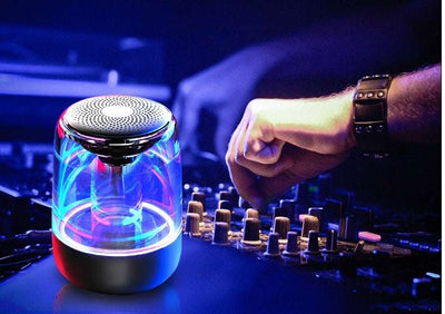 Portable Speakers Bluetooth Column Wireless Bluetooth Speaker Powerful Bass Radio with Variable Color LED Light! - ViralVault