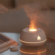 Flame Humidifier Aromatherapy Diffuser 7 Colors Light Home Air Humidifier 130ML USB Room Fragrance Essential Oil Diffuser! - ViralVault
