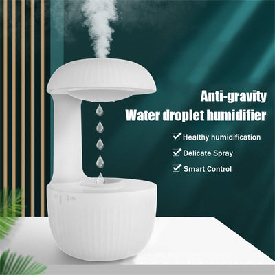 Anti-gravity Air Humidifier Mute Countercurrent Humidifier Levitating Water Drops Cool Mist Maker Fogger Relieve Fatigue - ViralVault
