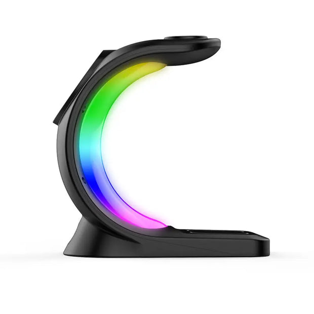 4-in-1 Magnetic Wireless Charger with LED Night Light for iPhone, AirPods & Watch! - ViralVault