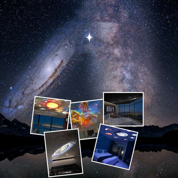 Galaxy Star Projector Night Light 360° Rotating Sky Lamp for Kids & Bedroom Decor! - ViralVault