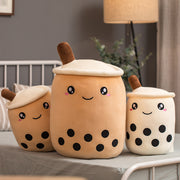 Unique Soft Teddy Plush Boba Milk Tea Plushie Toy Stuffed Fruit Shape Taste Milk Tea Hug Pillow Balls Boba Tea Cup Cushion Kids - ViralVault