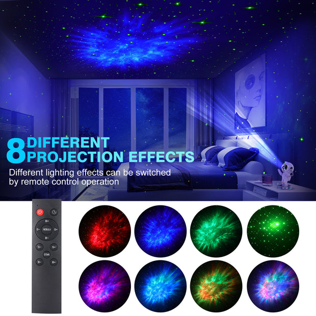 Astronaut Starlight Projection Lamp Northern Lights Projector Small Night Bedroom Starry! - ViralVault