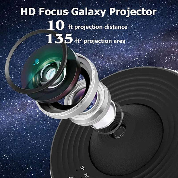 Galaxy Star Projector Night Light 360° Rotating Sky Lamp for Kids & Bedroom Decor! - ViralVault