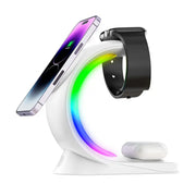 4-in-1 Magnetic Wireless Charger with LED Night Light for iPhone, AirPods & Watch! - ViralVault