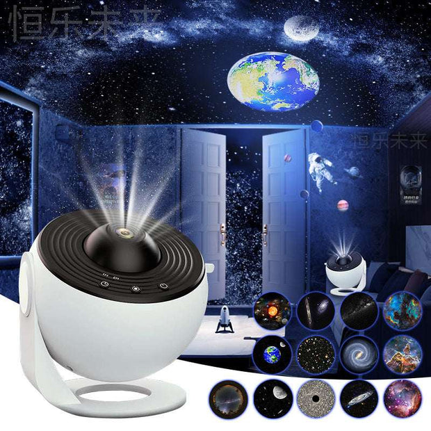 Galaxy Star Projector Night Light 360° Rotating Sky Lamp for Kids & Bedroom Decor! - ViralVault