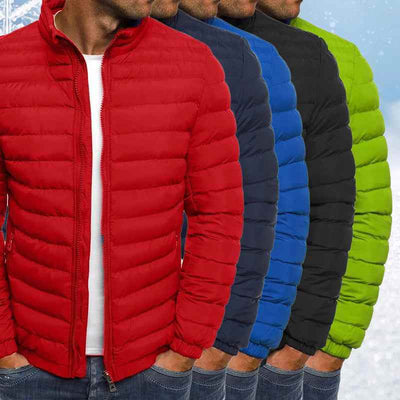 Men's zip-up stylish winter jacket. Multiple colours/sizes!