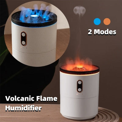 Volcanic Flame Aroma Essential Oil Diffuser USB Portable Jellyfish Air Humidifier Night Light Lamp Fragrance Humidifier! - ViralVault
