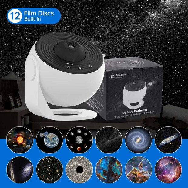 Galaxy Star Projector Night Light 360° Rotating Sky Lamp for Kids & Bedroom Decor! - ViralVault