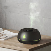 Flame Humidifier Aromatherapy Diffuser 7 Colors Light Home Air Humidifier 130ML USB Room Fragrance Essential Oil Diffuser! - ViralVault